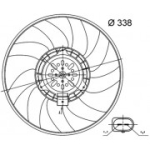 Ventilaator, mootorijahutus MAHLE ORIGINAL CFF 33 000S