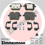 Piduriklotsi komplekt, ketaspidur ZIMMERMANN 22039.180.2