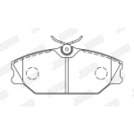Piduriklotsi komplekt, ketaspidur JURID 573008J
