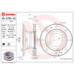 Piduriketas BREMBO 09.6763.20