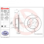 Piduriketas BREMBO 09.A922.14