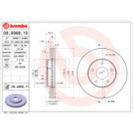 Piduriketas BREMBO 09.9368.11
