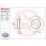 Piduriketas BREMBO 09.A606.10