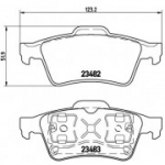 Piduriklotsi komplekt, ketaspidur BREMBO P 59 044