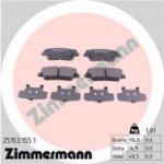 Piduriklotsi komplekt, ketaspidur ZIMMERMANN 25153.155.1