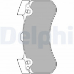 Piduriklotsi komplekt, ketaspidur DELPHI LP2283