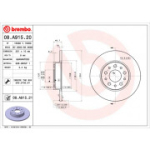 Piduriketas BREMBO 08.A915.21