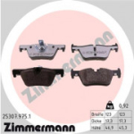 Piduriklotsi komplekt, ketaspidur ZIMMERMANN 25307.975.1