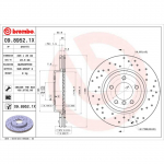Piduriketas BREMBO 09.8952.1X