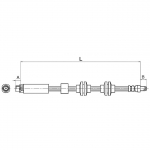 Pidurivoolik METZGER 4110143