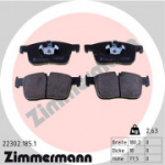 Piduriklotsi komplekt, ketaspidur ZIMMERMANN 22302.185.1