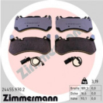Piduriklotsi komplekt, ketaspidur ZIMMERMANN 24455.970.2