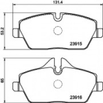 Piduriklotsi komplekt, ketaspidur HELLA 8DB 355 011-261