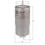 K&uuml;tusefilter MAHLE ORIGINAL KC 47