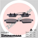 Piduriklotsi komplekt, ketaspidur ZIMMERMANN 24623.180.2