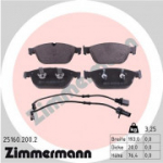 Piduriklotsi komplekt, ketaspidur ZIMMERMANN 25160.200.2