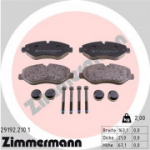Piduriklotsi komplekt, ketaspidur ZIMMERMANN 29192.210.1