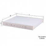 Filter, salongi&otilde;hk KNECHT LA 467/S