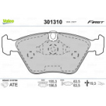Piduriklotsi komplekt, ketaspidur VALEO 301310