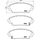 Piduriklotsi komplekt, ketaspidur BREMBO P 49 050