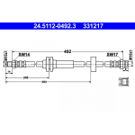 Pidurivoolik ATE 24.5112-0492.3