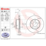Piduriketas BREMBO 09.D017.11