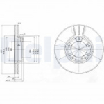 Piduriketas DELPHI BG2423