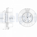 Piduriketas DELPHI BG3396