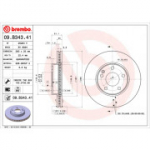 Piduriketas BREMBO 09.B343.41