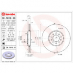 Piduriketas BREMBO 09.7010.21