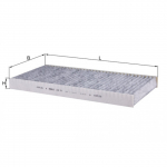 Filter, salongi&otilde;hk MAHLE ORIGINAL LAK 78