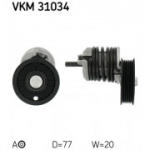 Pingutusrull, soonrihm SKF VKM 31034