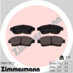 Piduriklotsi komplekt, ketaspidur ZIMMERMANN 21601.175.1