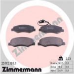 Piduriklotsi komplekt, ketaspidur ZIMMERMANN 25172.180.1