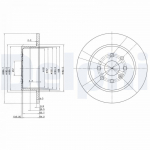Piduriketas DELPHI BG3141