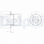 Piduriketas DELPHI BG4216