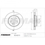 Piduriketas FREMAX BD-4210