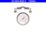 Manomeeter, pidurih&uuml;draulika ATE 03.9302-9022.2