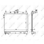Radiaator, mootorijahutus NRF 53361