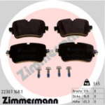 Piduriklotsi komplekt, ketaspidur ZIMMERMANN 22307.168.1