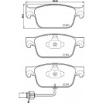 Piduriklotsi komplekt, ketaspidur BREMBO P 85 153X