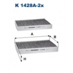 Filter, salongi&otilde;hk FILTRON K 1428A-2x