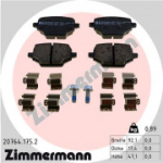 Piduriklotsi komplekt, ketaspidur ZIMMERMANN 20764.175.2