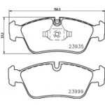 Piduriklotsi komplekt, ketaspidur HELLA 8DB 355 011-281