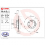 Piduriketas BREMBO 09.A243.10