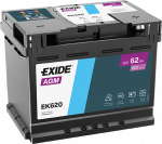 Aku EXIDE AGM EK620 62Ah 680A