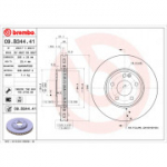 Piduriketas BREMBO 09.B344.41