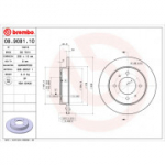 Piduriketas BREMBO 08.9081.10