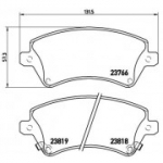 Piduriklotsi komplekt, ketaspidur BREMBO P 83 064
