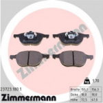 Piduriklotsi komplekt, ketaspidur ZIMMERMANN 23723.180.1
